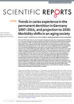 Trends in caries experience in the permanent dentition in Germany 1997–2014, and projection to 2030
